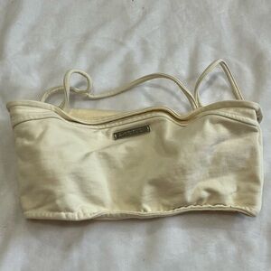 Serendipity Cream Strapless Top
